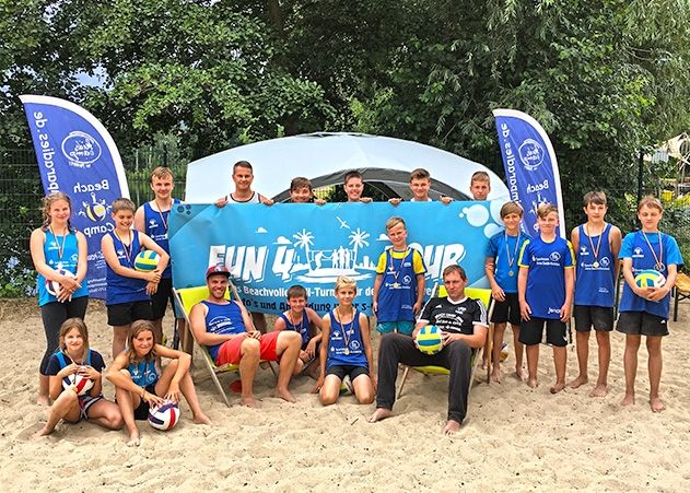 Zum zweiten Mal fand am Strandschleicher in Jena ein Beachvolleyball-Camp für Kinder statt.