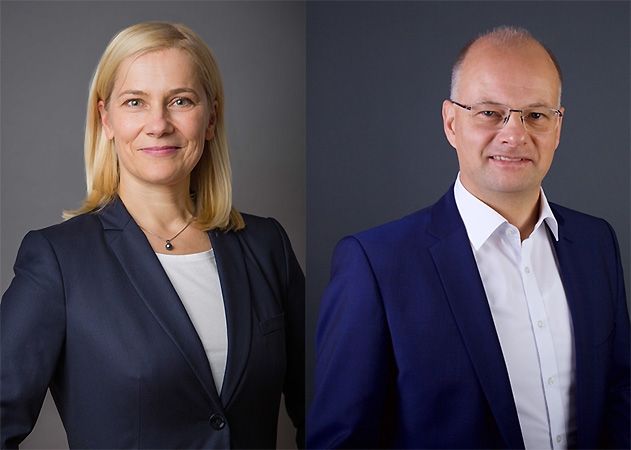 Als Geschäftsführer der Stadtwerke Jena GmbH sind Claudia Budich und Tobias Wolfrum (r.) vom Stadtrat bestellt worden.