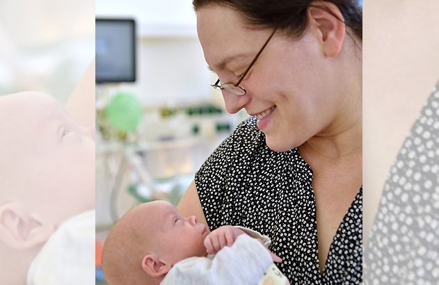Juliane Flemming ist dankbar dafür, dass ihr frühgeborener Sohn William Henry am Universitätsklinikum Jena in den besten Händen ist.
