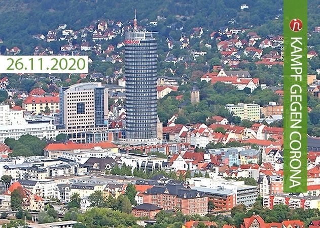 Die Stadt Jena meldete am Donnerstag 27 neue Fälle einer Infektion mit dem Corona-Virus.