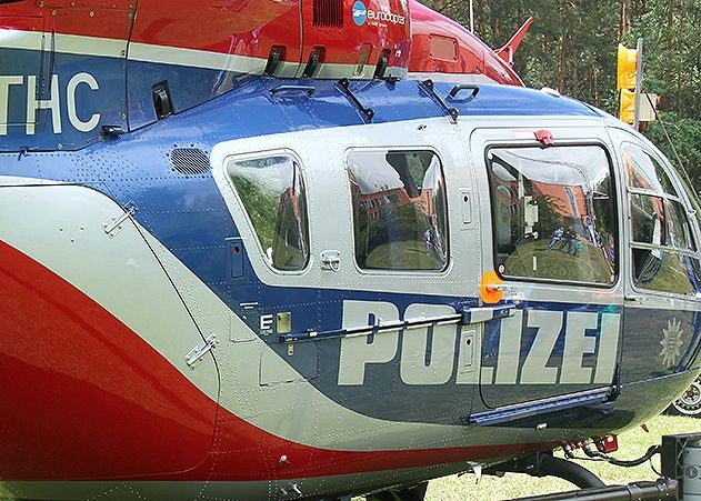 Am Mittwoch gegen 4.40 Uhr suchte die Polizei mit einem Hubschrauber nach einem hilflosen Mann in Jena.
