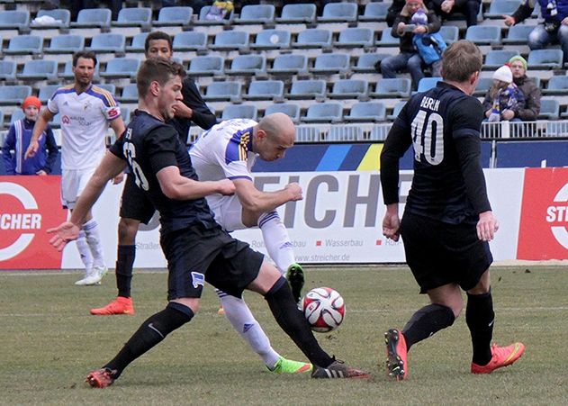 Jovanovic erzielte nach seiner Verletzungspause gleich zwei Treffer gegen die Hertha-Amateure.