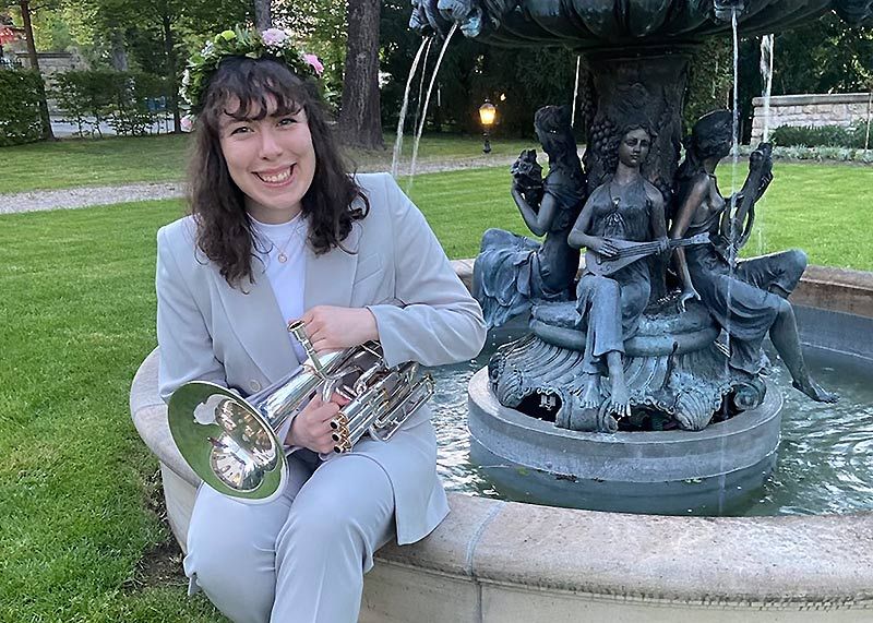 Anabel Voigt legt derzeit eine steile Karriere in der Brass Band-Welt hin.