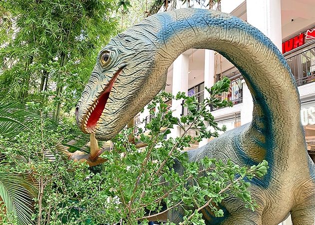 Dinosaurier kann man ab Montag in der Goethe Galerie in Jena erleben.