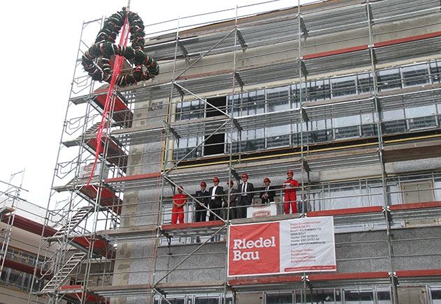 Gefahrenabwehrzentrum Am Anger steht im Rohbau.