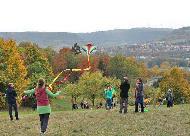 Das Drachenfest auf der Trüperwiese im Jenaer Kernbergviertel findet am kommenden Freitag statt.