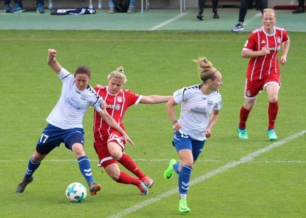 Der FF USV Jena erkämpft sich gegen den FC Bayern München ein 0:0.