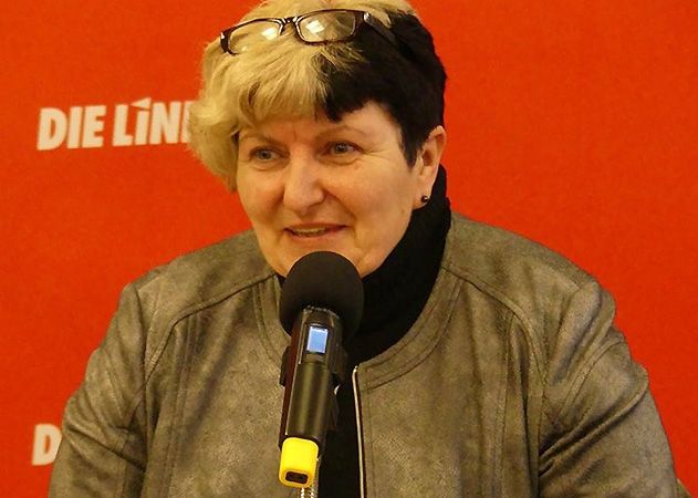 Martina Flämmich-Winckler von den Linken tritt bei der OB-Wahl im April an.