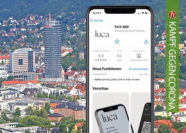 Jena unterstützt eine neue App zur Kontaktnachverfolgung.