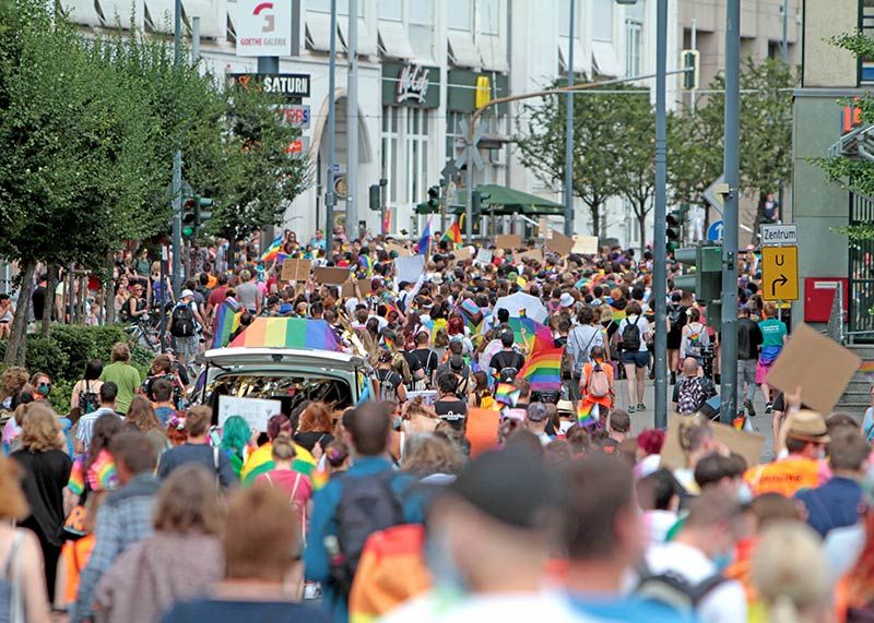 Im vergangenen Jahr konnte der CSD rund 1.600 Teilnehmer zählen.