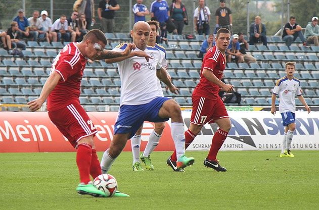 Torschütze Velimir Jovanovic traf bislang in jedem Punktspiel.