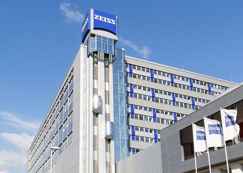 Das ZEISS Gebäude in Jena-Süd.