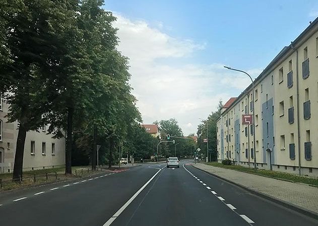 Die Camburger Straße muss ab dem 7. Oktober wegen Bauarbeiten voll gesperrt werden.