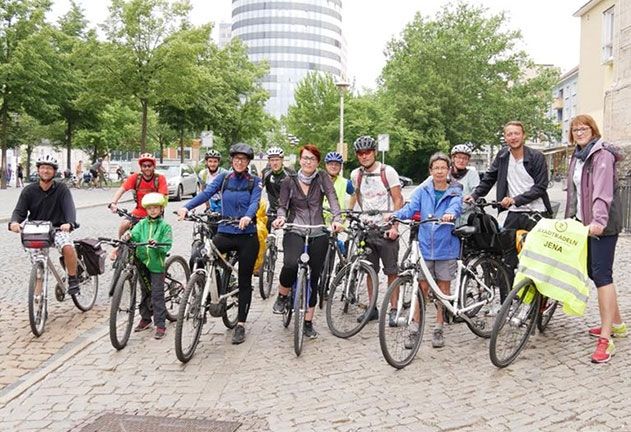 Stadtradeln 2018 in Jena gestartet. Auftakttour führte am Mittwoch durch das schöne Gleistal.