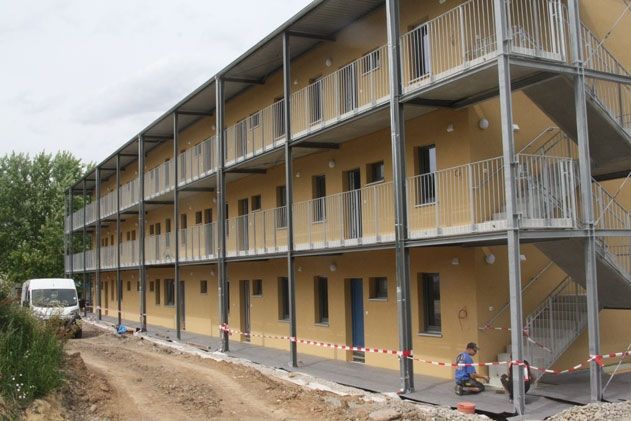 Studenten- statt Flüchtlingsheim: Der Neubau in Jena-Winzerla wird im August fertig und vom Studentenwerk Thüringen von der Stadt angemietet.