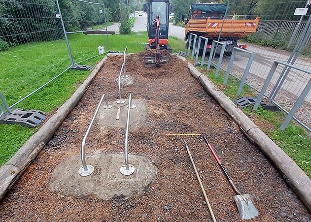 Die beliebte Trimm-dich-Anlage an der Lichtenhainer Brücke wird vorübergehend gesperrt bleiben.