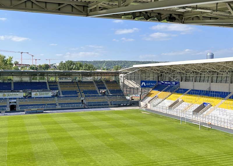 Rund 7.000 Zuschauer werden zum Pokalfinale im Ernst-Abbe-Sportfeld erwartet.
