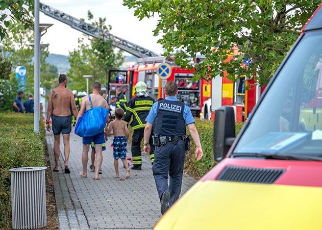 Die Feuerwehr musste am Mittwoch zu einem Brand ins Freizeitbad GalaxSea nach Jena-Winzerla ausrücken.