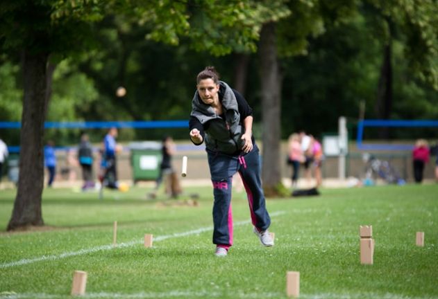 Zum ersten Mal dabei war die Sportart Kubb - auch unter dem Namen Wikingerschach bekannt.