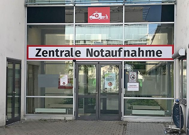 Die Zentrale Notaufnahme im Uniklinikum Jena.