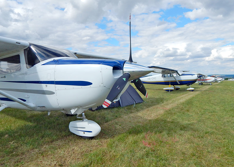 Das Internationale CESSNA & Friends Treffen auf dem Verkehrslandeplatz Jena-Schöngleina ist bereits zur Tradition geworden.