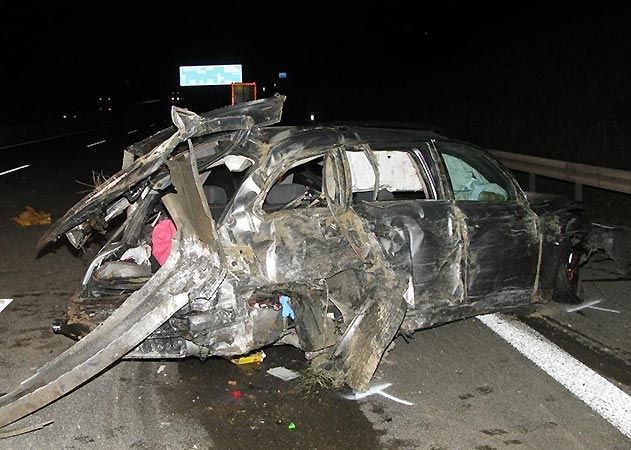 Unfall auf der A4: Familie überschlägt sich auf Autobahn 4 bei Magdala..