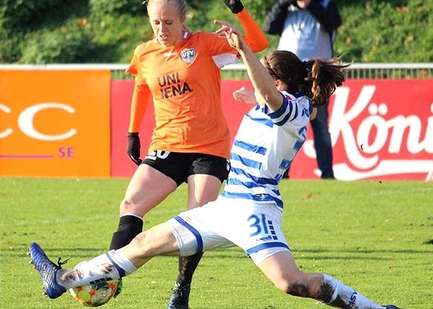 Der FF USV Jena trennt sich am Samstag vom MSV Duisburg mit einem 0:0-Unentschieden.