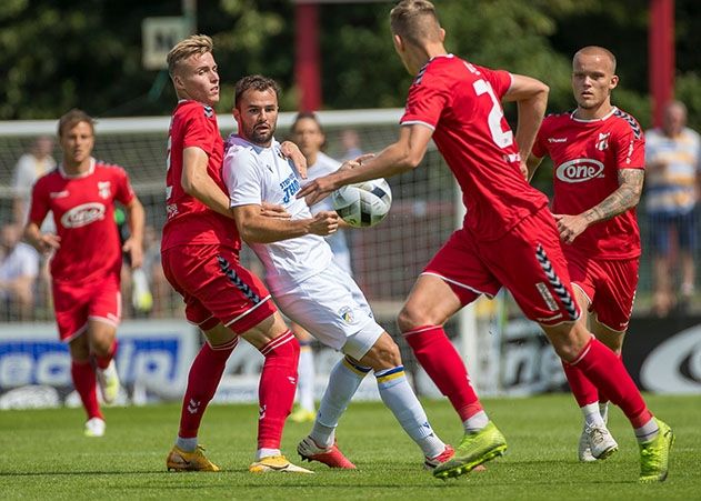 Jenas Fabian Eisele trifft auch beim Auswärtsspiel in Meuselwitz doppelt.