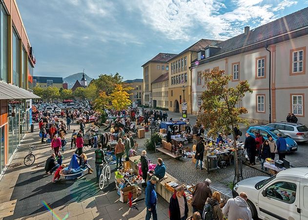 Der Trödelmarkt in Jena fällt auch im Mai aus.