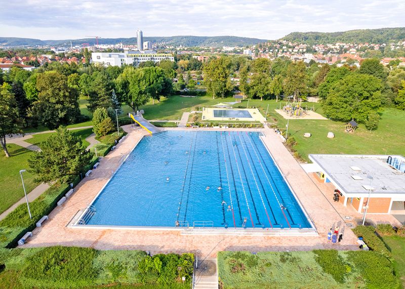 Blick auf das Ostbad