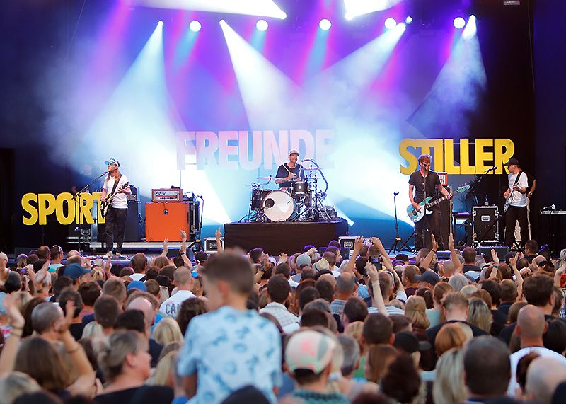 Die Sportfreunde Stiller rockten die ausverkaufte Kulturarena in Jena.