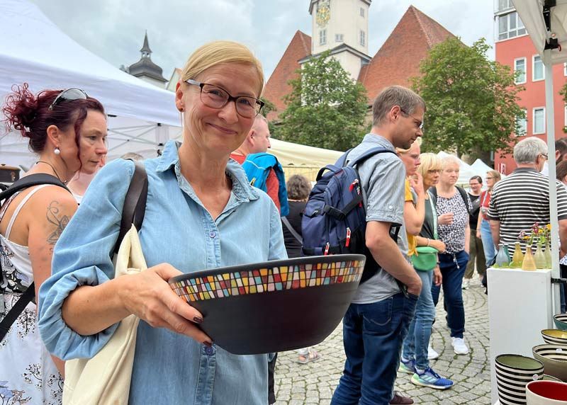 Am letzten Juli-Wochenende präsentiert sich der Jenaer Töpfermarkt zum 27. Mal auf dem historischen Marktplatz.
