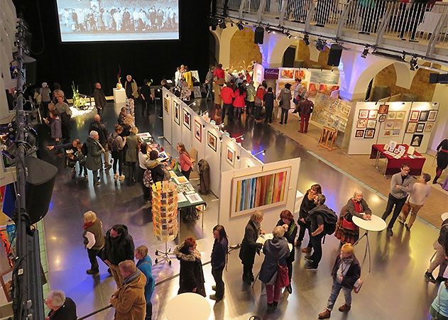 Am Samstag findet die 12. Auflage des Jenaer Kunstmarktes im Volksbad statt.