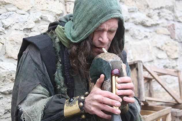 Ritter, Gaukler und Musikanten bevölkern wie jedes Jahr zu Ostern die Leuchtenburg.