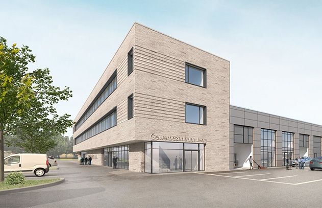 So soll der neue Gewerbehof in der Löbstedter Straße mal aussehen.