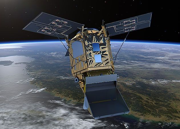Sentinel-5P ist einer von insgesamt sechs Satelliten des von der EU geförderten Copernicus-Programms der ESA.