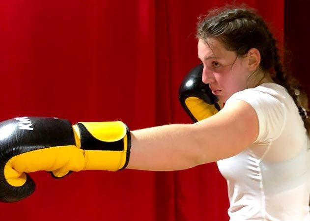 Zur 3. Fight Night am kommenden Samstag steigt die 18-jährige Birklinde Herbst zum ersten Mal in den Kickbox-Ring.