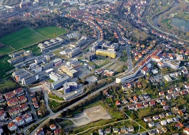 Beutenberg Campus Jena im Sommer 2016.