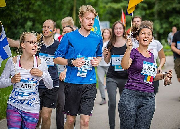 Zum Stifterlauf werden für mehr Zusammenhalt in unserer Stadt die Beine in die Hand genommen.