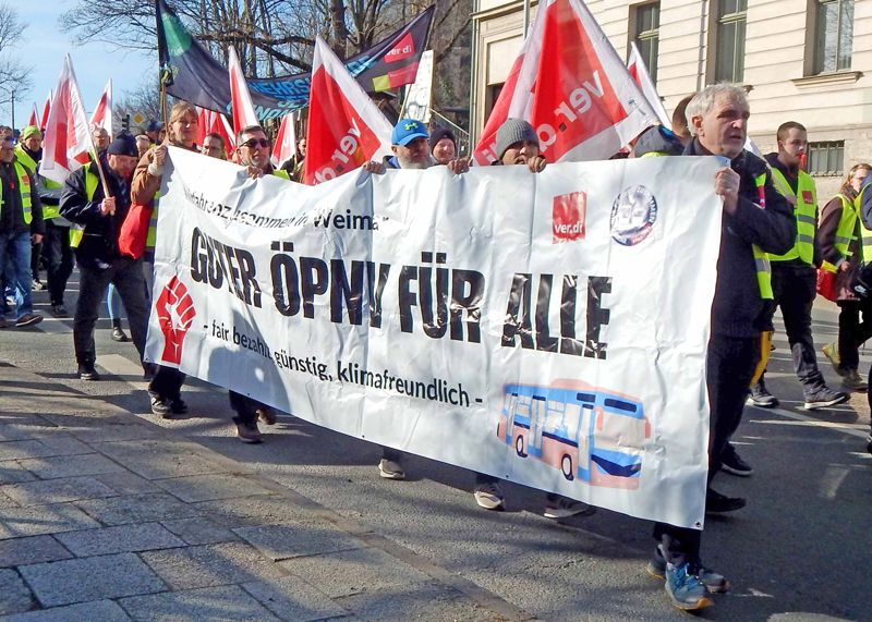 Demo in Jena: Die Stadt rechnet am Freitag mit Verkehrsstörungen.