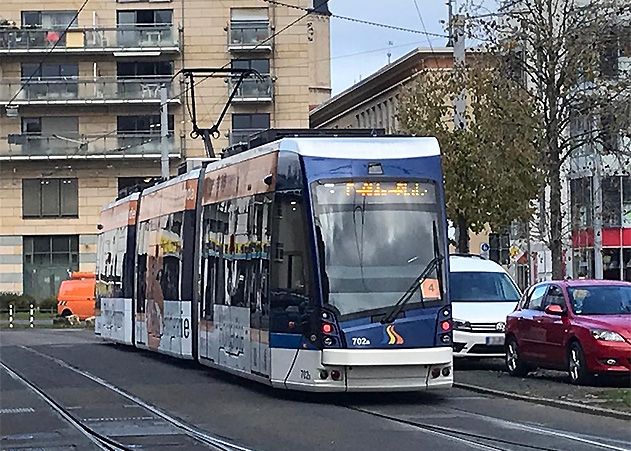 Auch der Straßenbahnverkehr kam aufgrund des Stromausfalls zum Erliegen.