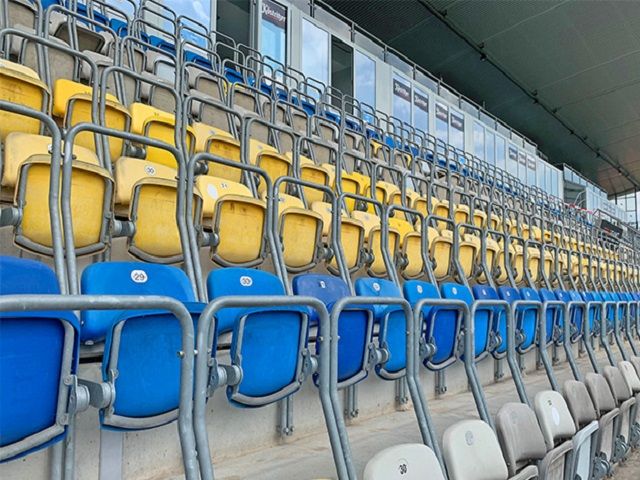 Diese Stadionsitze können bald als Andenken mit nach Hause genommen werden.