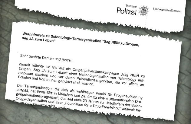 Eine Mail an Jenaer Schulen und Elternsprecher, die vor Scientology-Aktivitäten warnt, ist laut Recherche eine Fälschung.