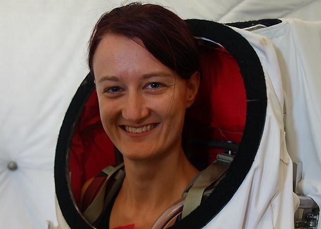 12 Monate verbrachte Dr. Christiane Heinicke in der simulierten Marsstation auf Hawaii.