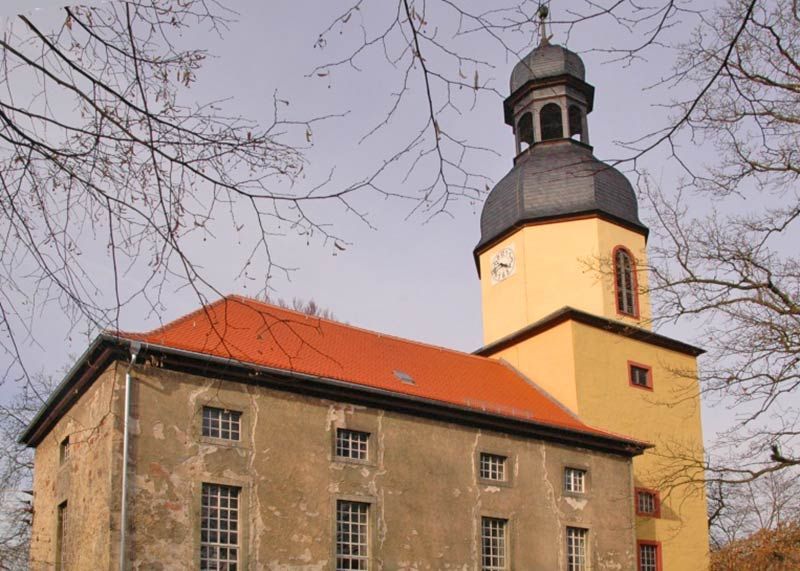 Die Dreifaltigkeitskirche in Jena-Burgau.