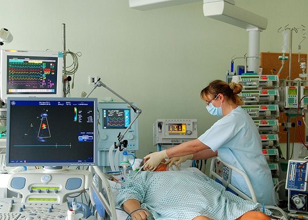 Blick in die Intensivstation des Uniklinikums Jena.