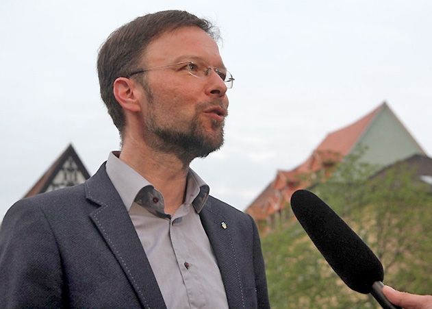 Thomas Nitzsche (FDP) darf sich Hoffnungen machen, Amtsinhaber Albrecht Schröter abzulösen.