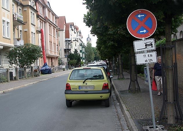 Im gesamten Damenviertel besteht am 17. August ab 12 Uhr Park- und Halteverbot.