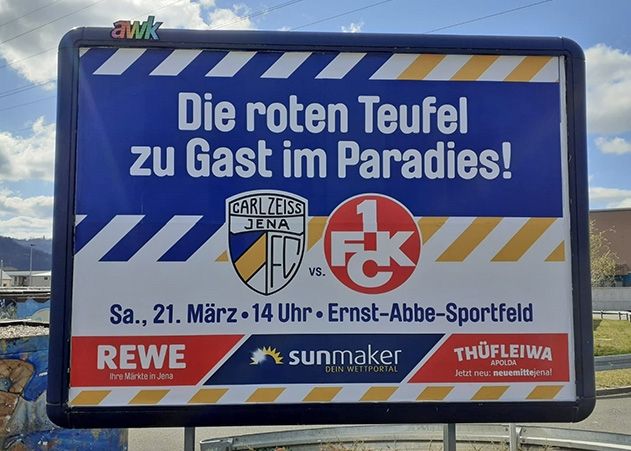 Das Heimspiel gegen Lautern findet auf dem Betzenberg in Kaiserslautern statt.