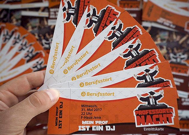 Die 7. Professorennacht Jena „Mein Prof ist ein DJ!“ ertönt am 31. Mai, 22 Uhr, im F-Haus Jena.